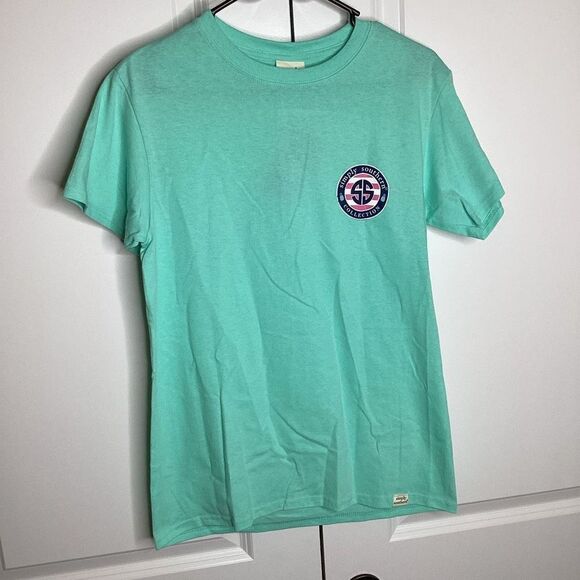 Ladies Simply Southern Cotton Tee Shirt pineapple small green‎ - Picture 1 of 7